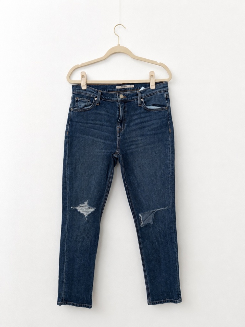 Hudson Mid Rise Straight Distressed Jeans Size 29